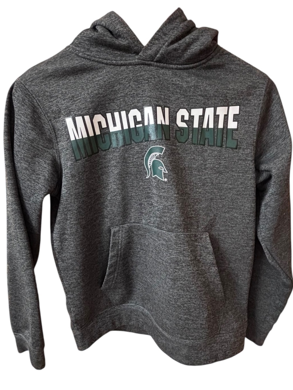 Michigan State Spartans Hoodie Youth M 12-14 Gray MSU EU